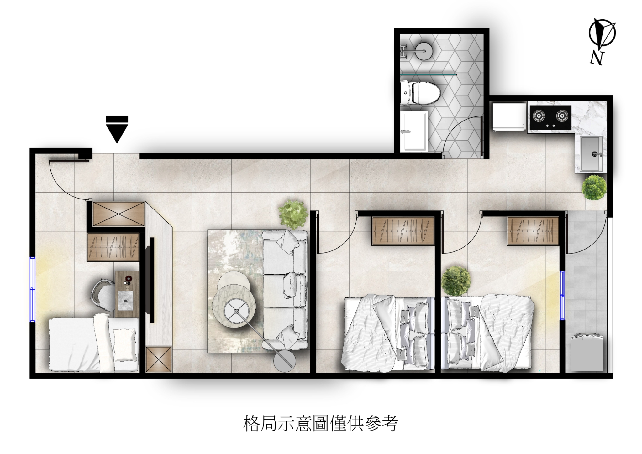 格局圖